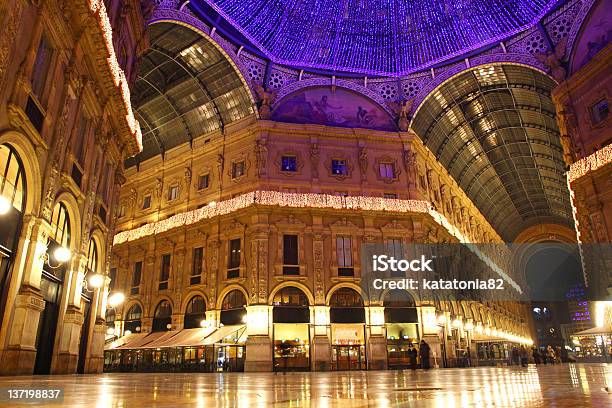 Interior Of The Galleria Vittorio Emanuele Ii In Milan Stock Photo - Download Image Now