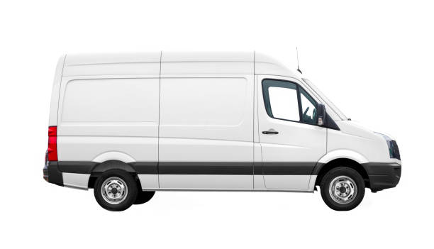 White Van - Ready For Branding, isolated on white