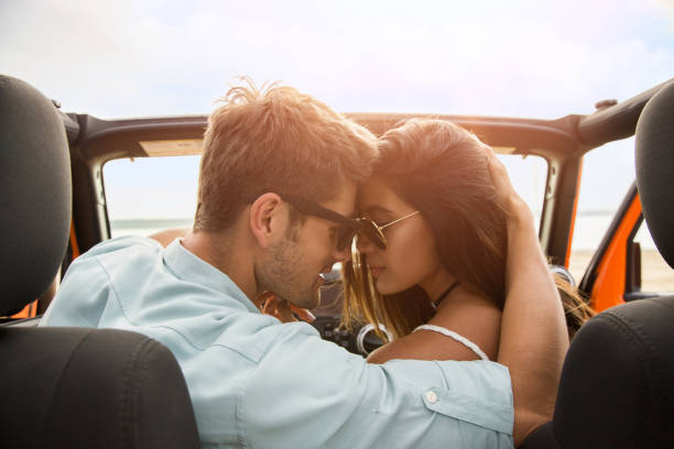 istock Beautiful couple in love embracing 1371996023