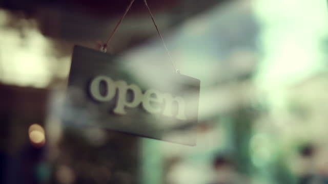 Open sign , Small Business