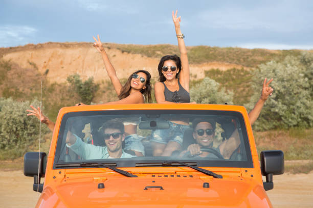 istock Group of happy multiethnic friends having fun together 1371997624