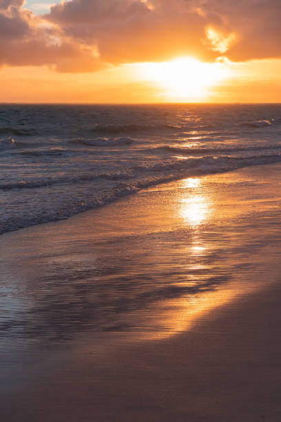 istock Red sunrise over Atlantic Ocean. Bavaro beach 1372003593