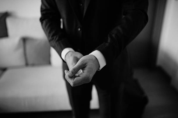 istock Young handsome man in classic suit. 1372012748