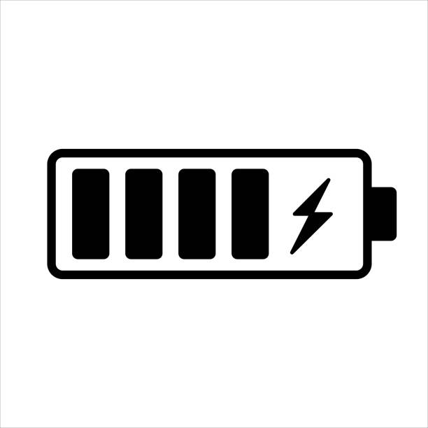 istock Battery charger icon logo isolated on white. Fast Charging Battery Symbol on Smart Phone. 1372015267