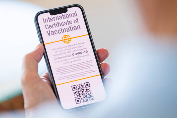 istock Digital International Certificate of Covid-19 Vaccination. 1372015645
