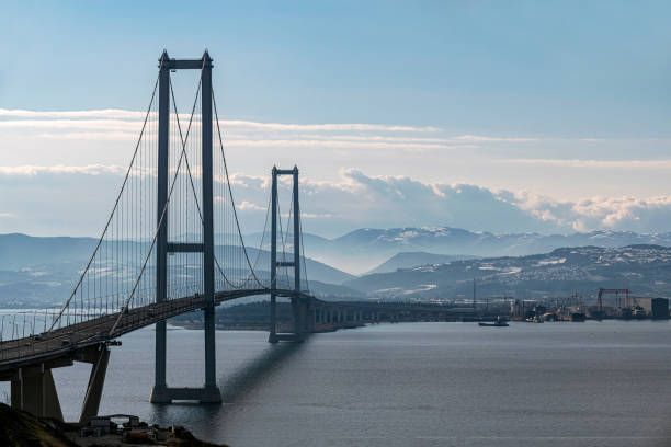 istock Osmangazi Bridge (Izmit Bay Bridge) in Kocaeli, Turkey 1372020287