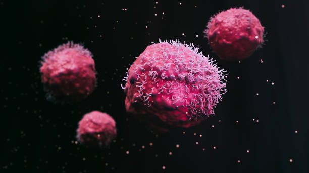 Cancer malignant cells stock photo