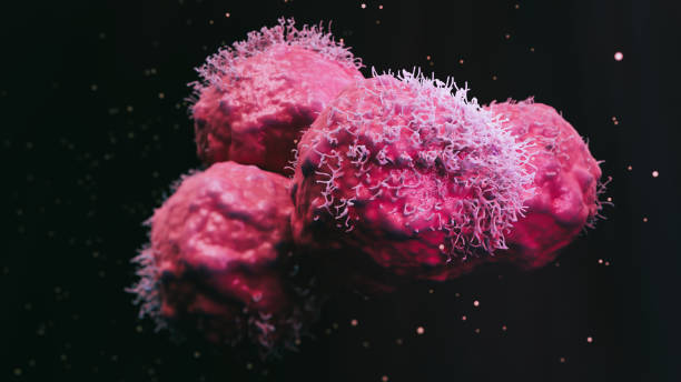 Cancer malignant cells stock photo