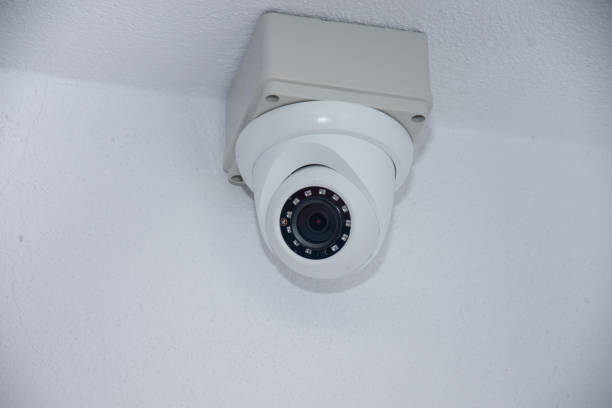 istock Surveillance Security Camera or CCTV in for protection system2022 1372032172