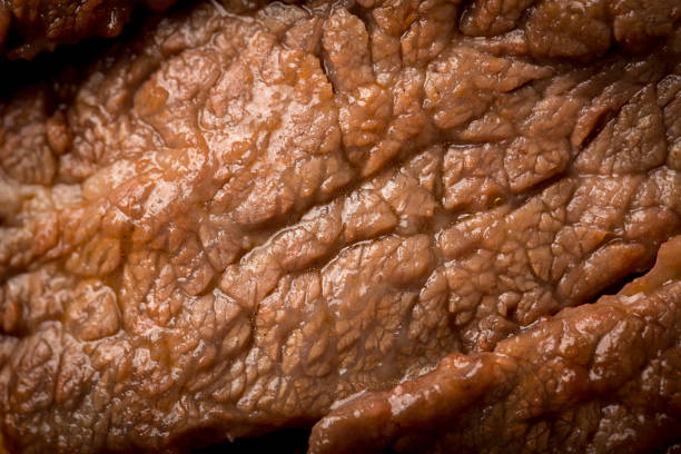 Close up of cooked beef