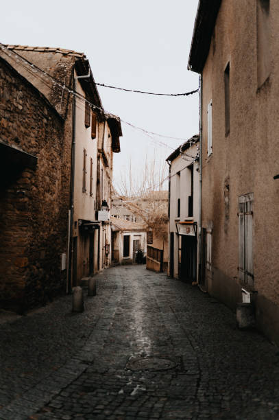 istock Road in a Medieval French Town 1372033195