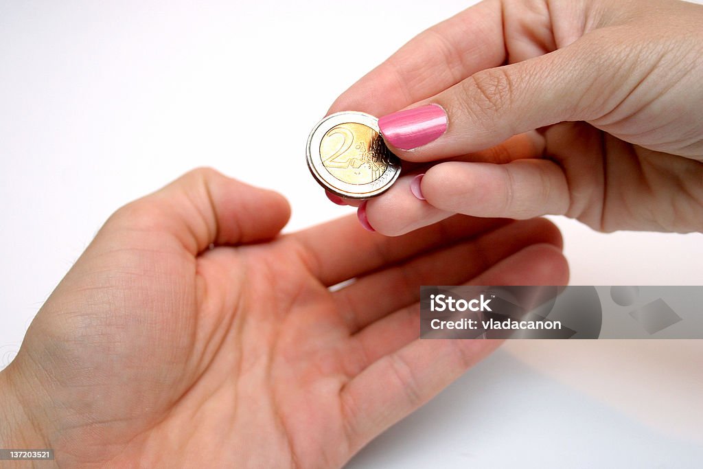 As moedas - Foto de stock de Esmola royalty-free
