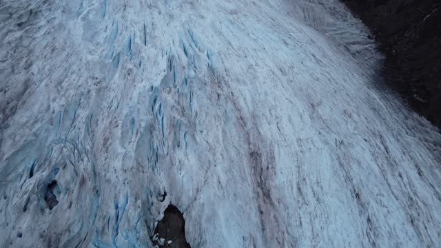 Close View of Glacier in Northern Canada