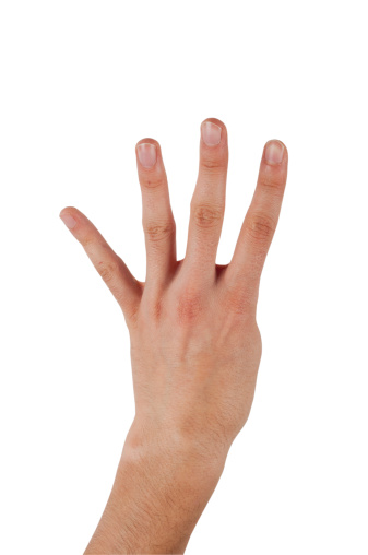 Навести на руки. Четыре пальца. Рука показывает четыре. Показывают четыре пальца.