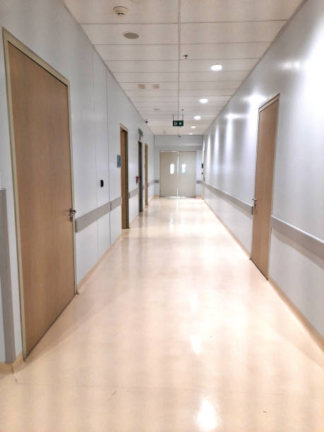 istock Hospital Hallway and elevator entrance 1372036996
