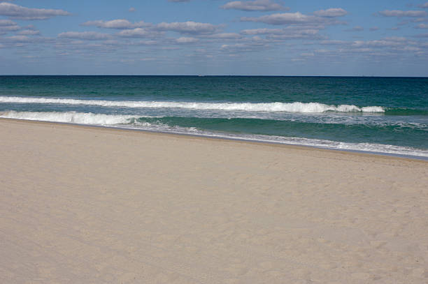 Areia, sol e do surfe - fotografia de stock