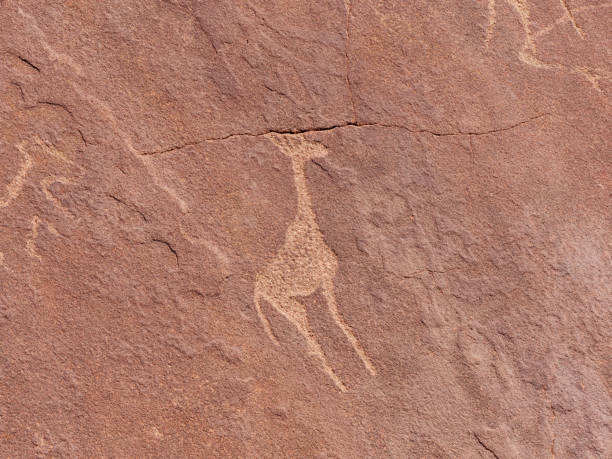 istock Rock carvings - paintings 1372044591
