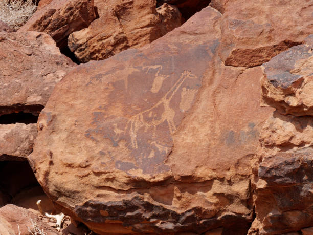 istock Rock carvings - paintings 1372045017