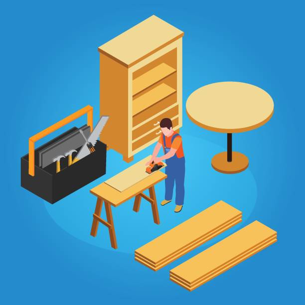 +11.400 Falegname Mobile Illustrazioni stock, grafiche vettoriali