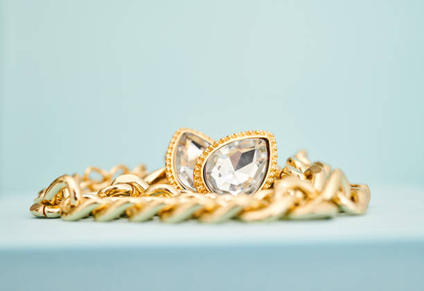 Jewelry collection black background