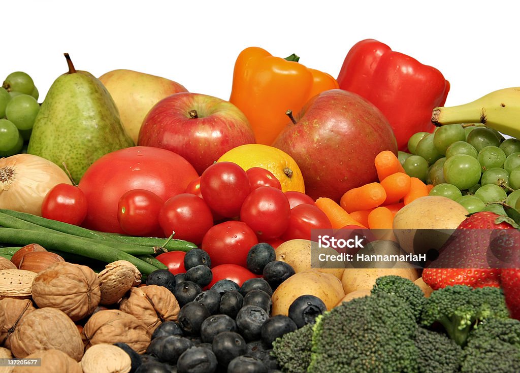 Frutas y verduras. - Foto de stock de Alimento libre de derechos