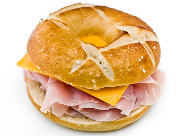 istock Ham and cheese Bagel Sandwich 137205788