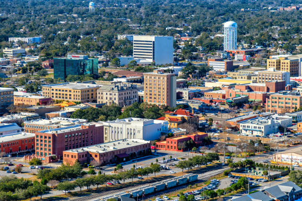 istock Downtown Pensacola Aerial 1372059612