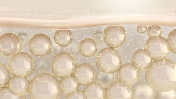 istock Face Serum Gold Collagen and Skin layer 1372060794