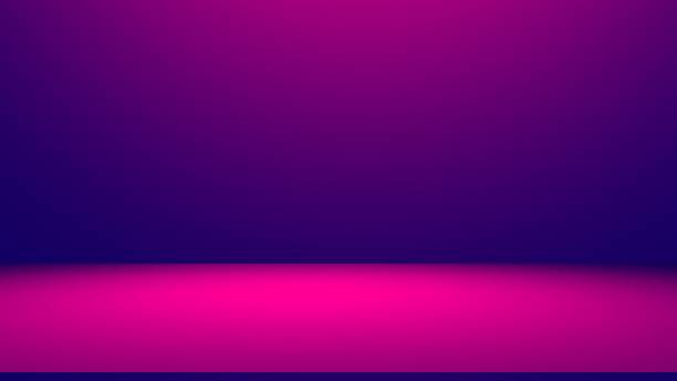 istock Purple room background 1372065836