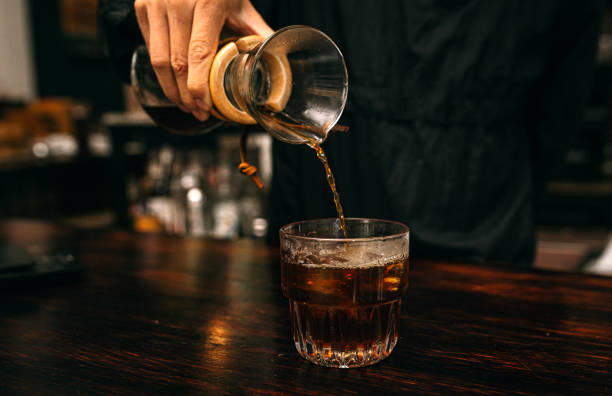 istock Barista using chemex to make coffee 1372072310