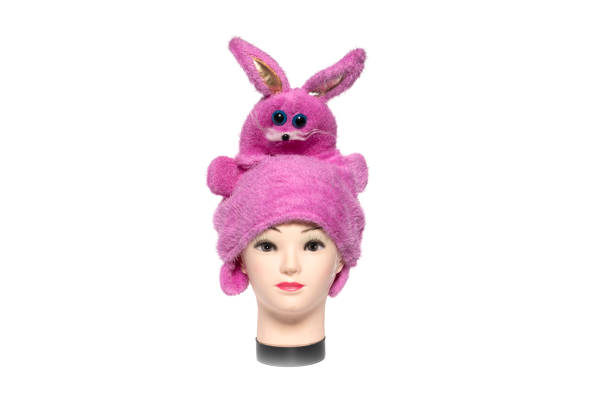 Funny carnaval hat isolated on white background. High quality photo