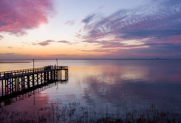 istock Bayfront sunset in February 1372077084