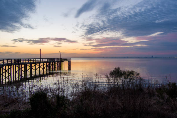 istock Bayfront sunset in February 1372077136