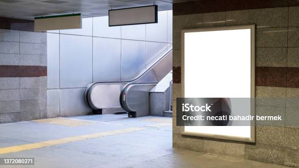 Train Station Stock Photo - Download Image Now - Subway, Billboard, Poster