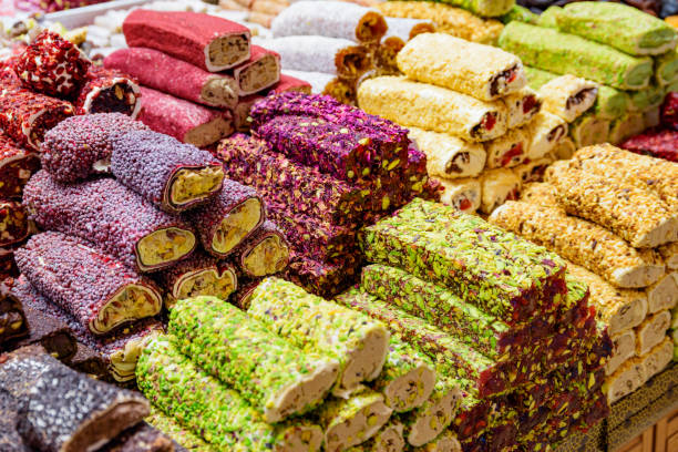 istock Turkish delight (lokum) at the Grand Bazaar at Istanbul 1372092527