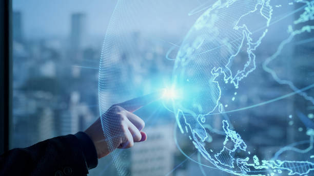 istock Global communication network concept. Worldwide business. 1372095671