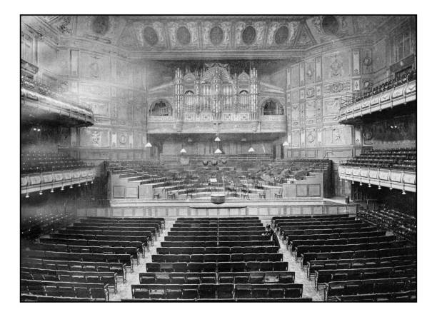 istock Antique London's photographs: Queen's Hall, Langham Place 1372103472