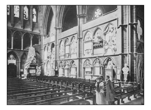 istock Antique London's photographs: Poet's Corner, Westminster Abbey 1372103533