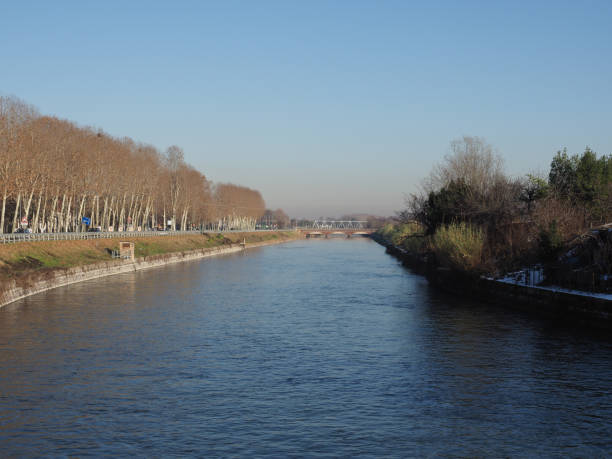 istock Canale Cavour canal in Chivasso 1372104774
