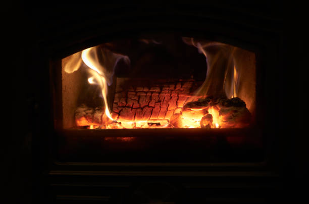 istock A closeup of a log burning fire 1372104974