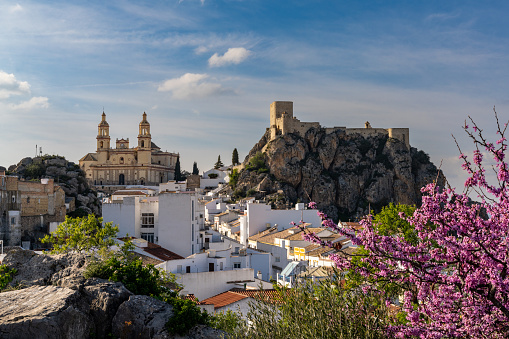 A view of the picturesque whitewashed village of Olvera in Andalusia