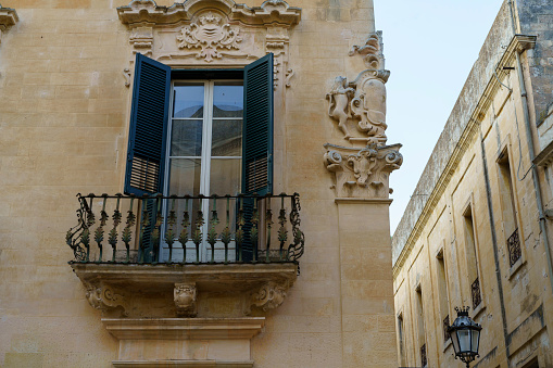 Lecce, Apulia, Italy: exterior of historic buildings