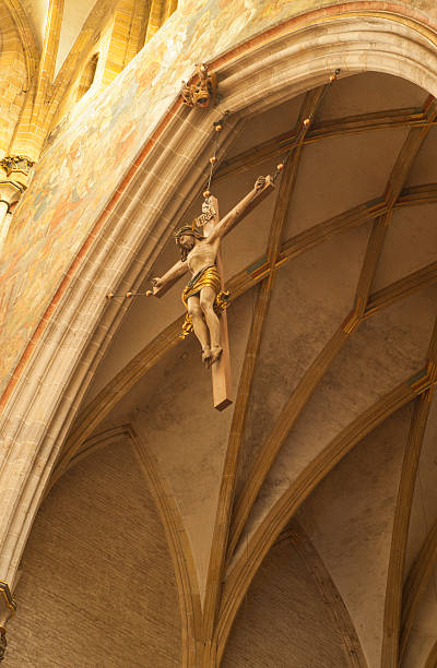 istock Christ statue in Ulm Minster ,Germany. 137211497