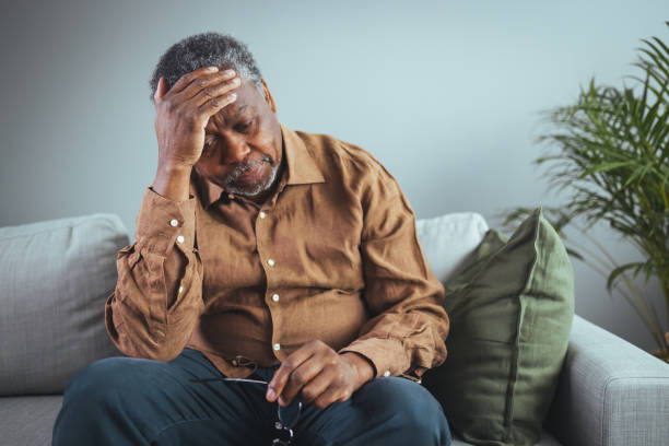 istock An adult has a headache. 1372115327