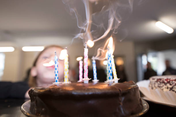 istock birthday cake at a birthday party 1372125688