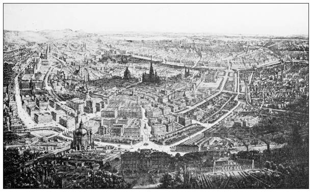 istock Antique travel photographs of Vienna 1372127905