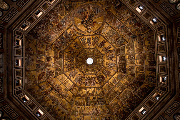 istock Florence Baptistery Inside View on Mosaic Ceiling 137213187