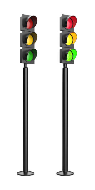 istock Set of traffic lights 1372133268