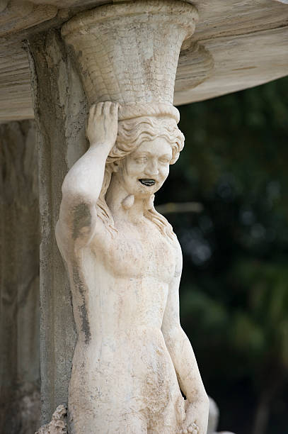 istock Old roman fountain 137213440