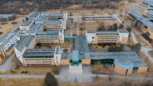 istock Student campus Morasko view above Poznan Adam Mickiewicz University 1372137448